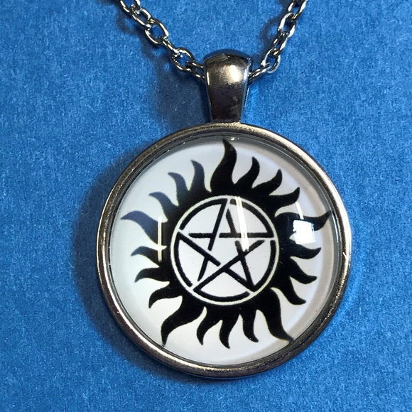 Supernatural Anti-Possession Symbol Necklace - Picture 1 of 5